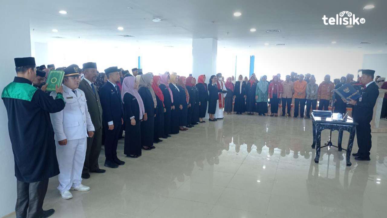 Pj Wali Kota Kendari Lantik Ratusan Pejabat, Berikut Daftarnya