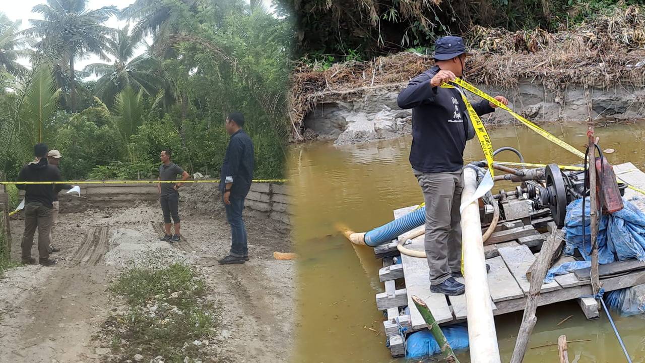 Sejumlah Tambang Pasir Diduga Ilegal di Kolaka Timur Disegel
