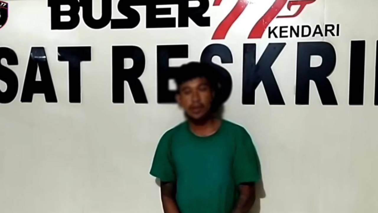 Seorang Pengamen Ditangkap Usai Membusur di Kendari