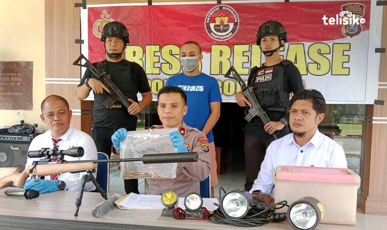 Seorang Pria di Bombana Kedapatan Punya Senjata Api Rakitan Laras Panjang