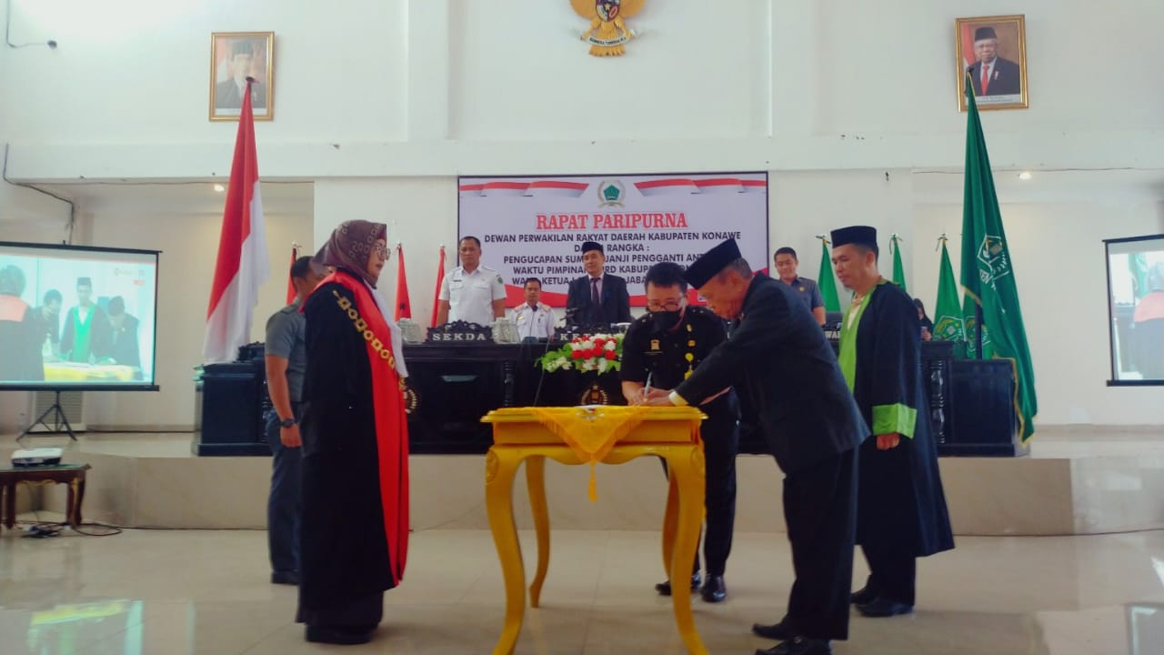 DPRD Konawe Gelar Rapat Paripurna PAW Wakil Ketua 1