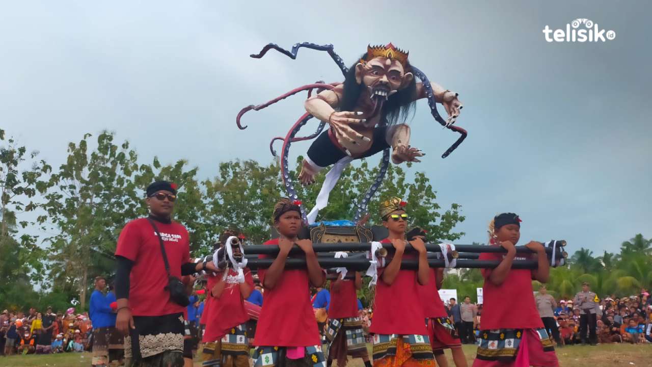 Lestarikan Budaya dan Adat Masyarakat Hindu,  Kabupaten Kolaka Timur Gelar Pawai Ogoh-Ogoh