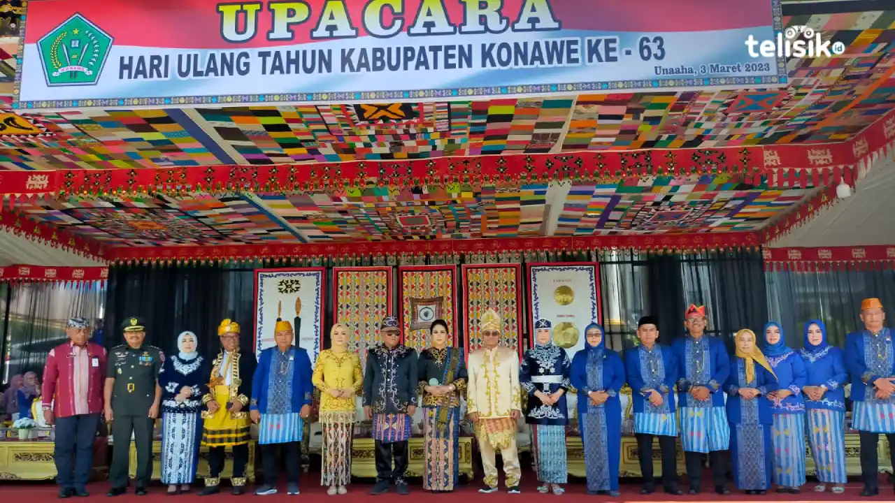 Pemkab Konawe Gelar Upacara Perayaan HUT ke-63