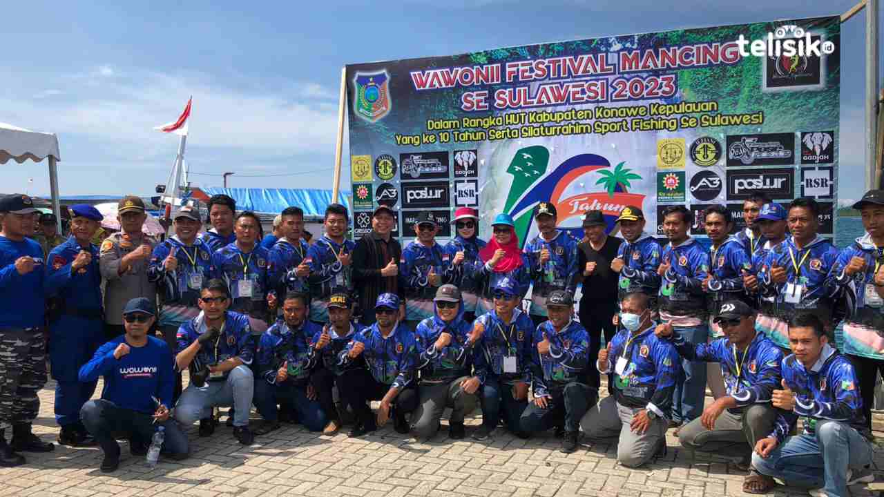 Sport Fishing se-Sulawesi Tingkatkan Silaturahmi dalam Wawonii Festival Mancing