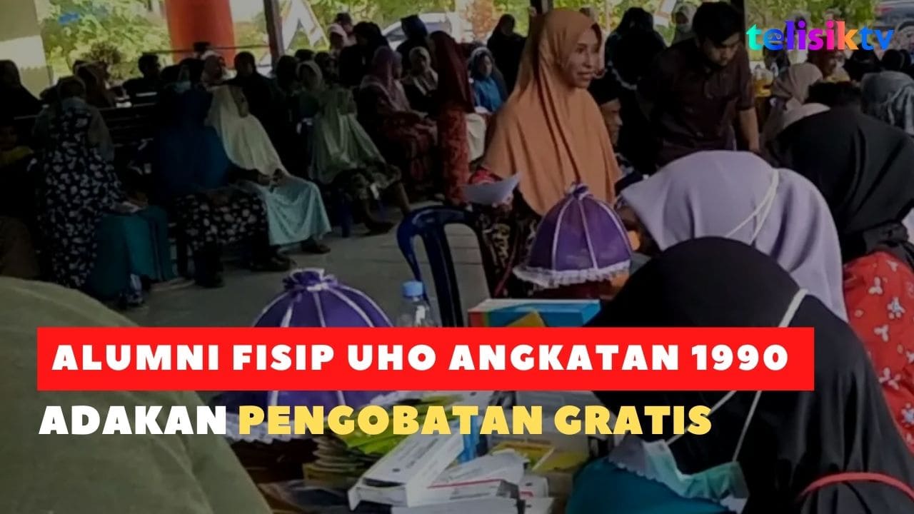Video: Cegah Stunting, Alumni FISIP UHO Angkatan 1990 Adakan Pengobatan Gratis