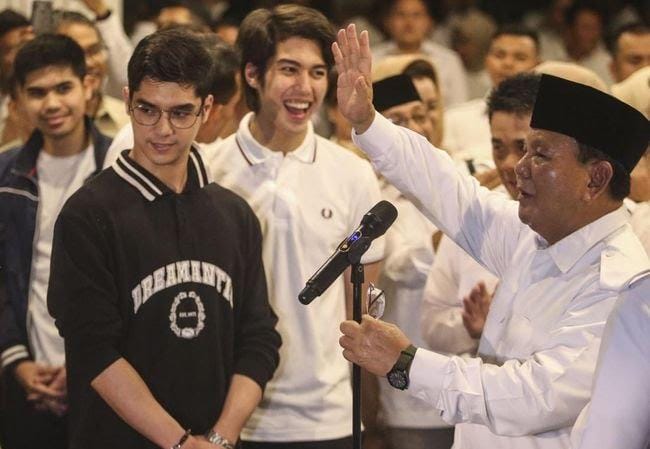 Anak Ahmad Dhani Al dan El Gabung Gerindra, Dukung Prabowo Capres 2024
