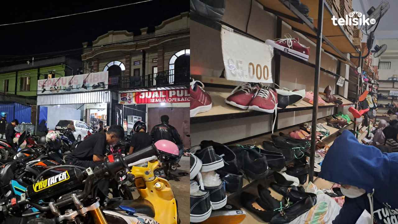 Jelang Lebaran Toko Sandal Serba 65 Kendari Dipadai Pembeli