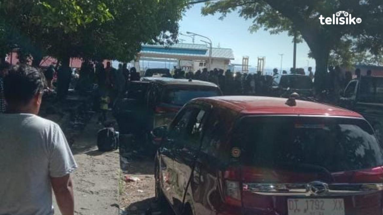 Kendaraan Padat Merayap di Pelabuhan Tampo, Kapolsek Imbau Tak Pakai Calo