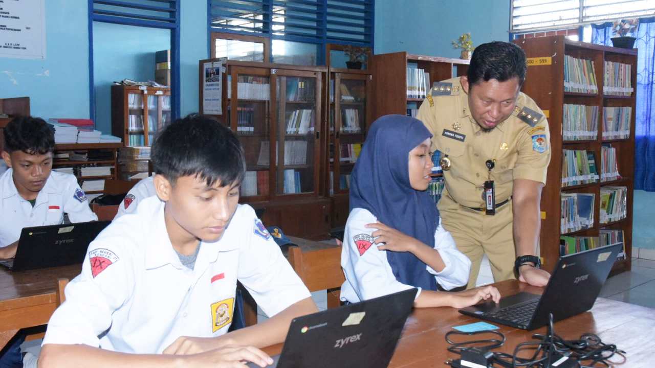 Ujian Sekolah Berbasis Digital Dimulai, Jaringan Internet Belum Maksimal