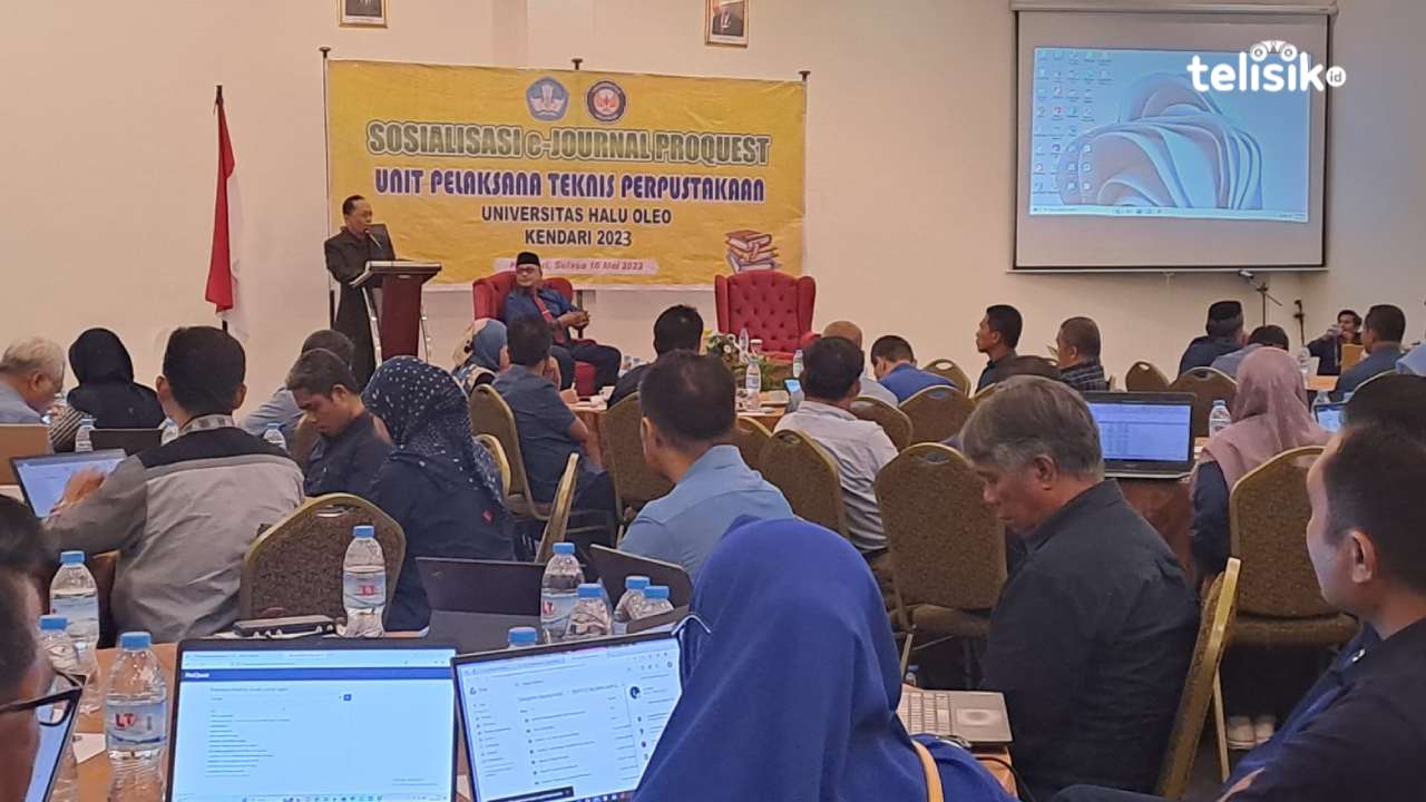 Kembangkan Bidang Akademik UHO, UPT Perpustakaan Gelar Sosialisasi