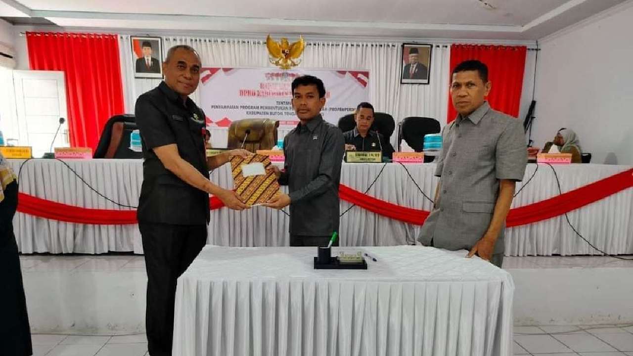 LKPJ Bupati Buton Tengah Tahun 2022 Diterima DPRD