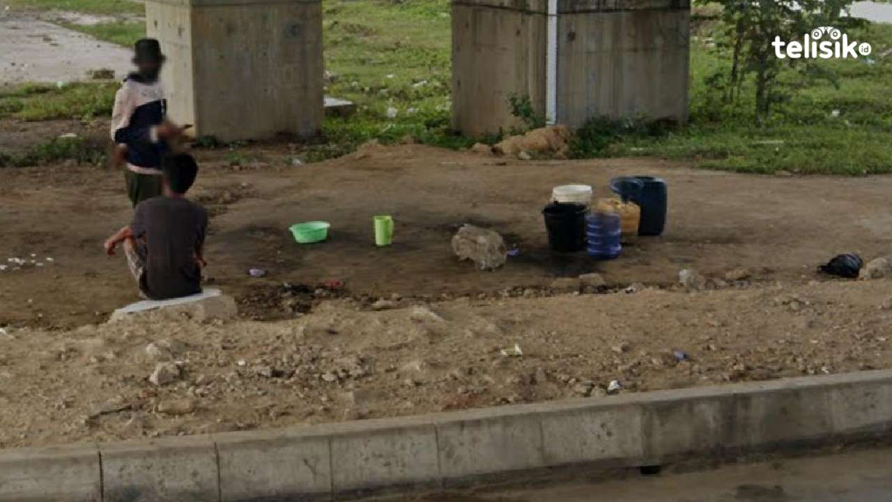 Mobil Pertamina 'Kencing' di Kolong Jalan Kendari-Toronipa, Diduga Bisnis Gelap Oknum Polisi 