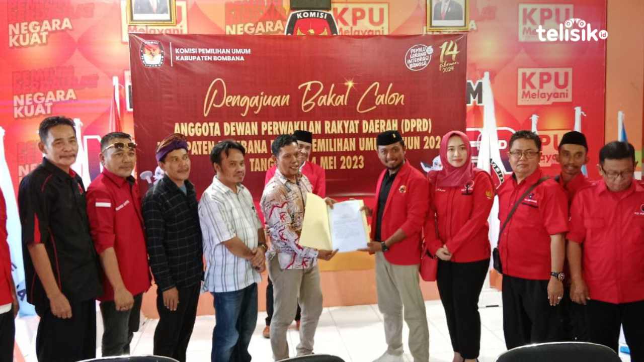 PDIP Parpol Pertama yang Daftar Bacaleg di KPU Bombana