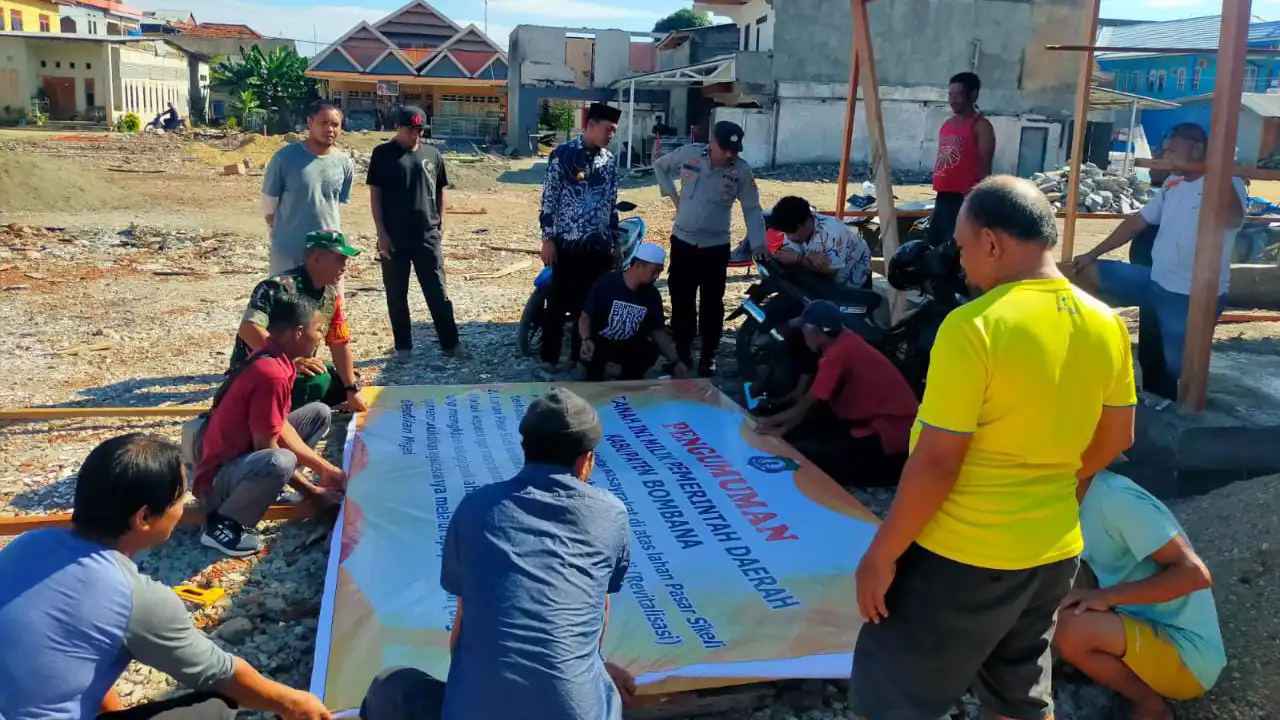 Status Tanah Negara, Pemda Larang Aktivitas Pembangunan di Pasar Sikeli Pasca Terbakar