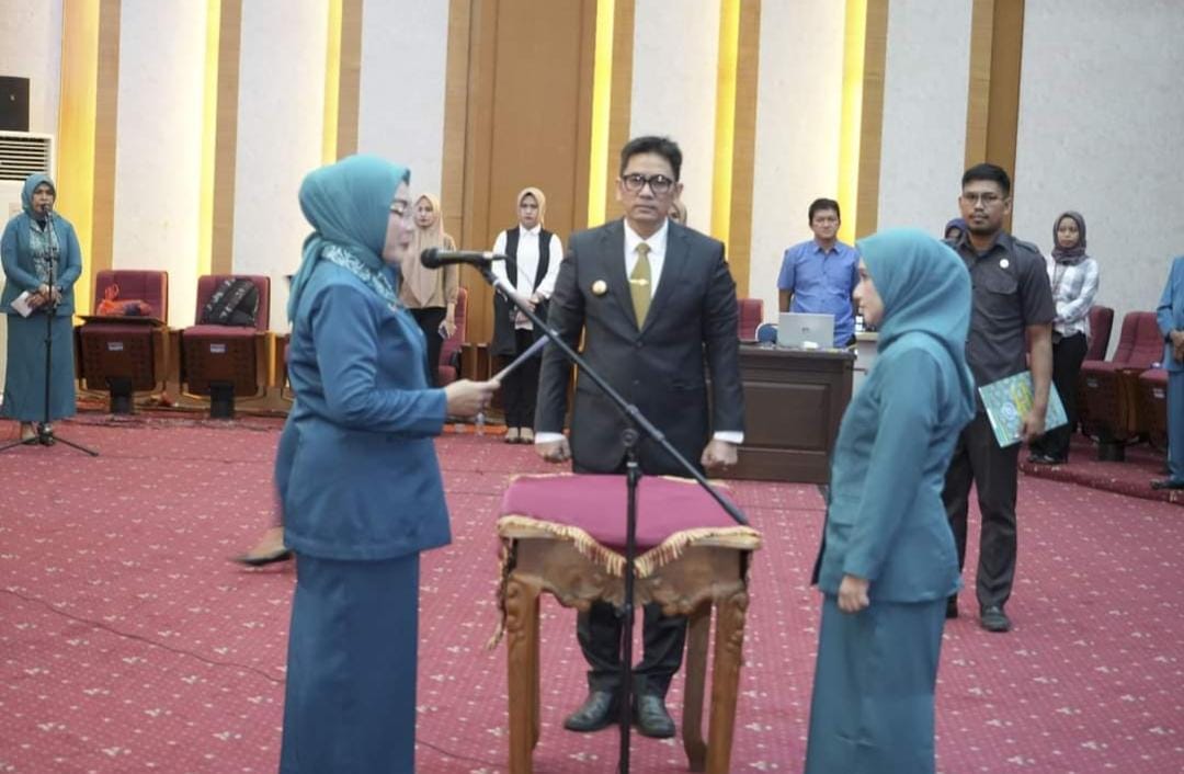 Asriyani Kadir Andi Muhammad Yusuf Resmi Jabat Ketua TP-PKK Buton Tengah