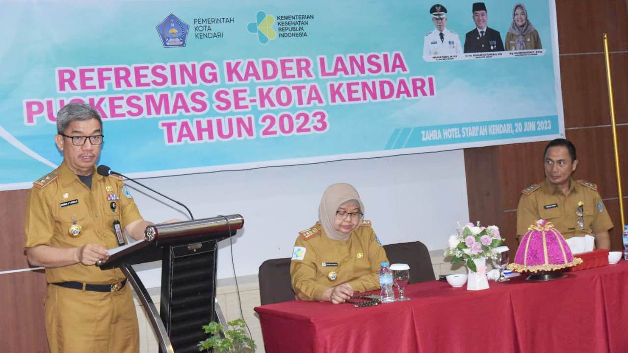 Dinkes Kota Kendari Beri Bekal Kader SPM Lansia