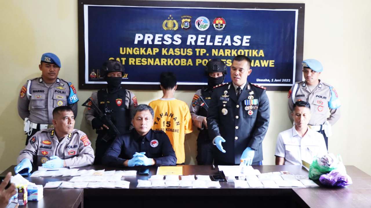 Fakta Lain di Balik Penangkapan 4,3 Kg Sabu di Konawe