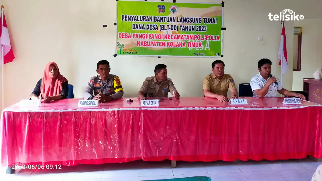 Pemdes Pangi-Pangi Tegaskan Penyaluran BLT-DD Tepat Sasaran 