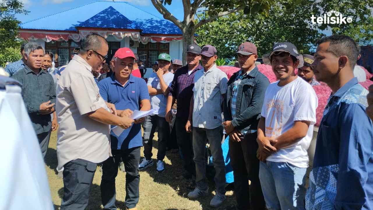 Penyerahan Bibit Bawang Merah, Pemda Muna Barat Target 9 Ton Hasil Panen