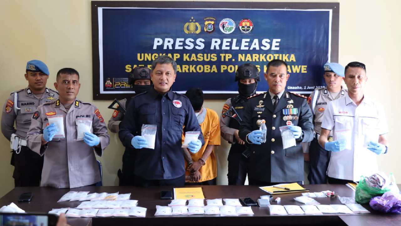 Polda Sulawesi Tenggara Apresiasi Penangkapan 4,3 Kg Sabu di Konawe