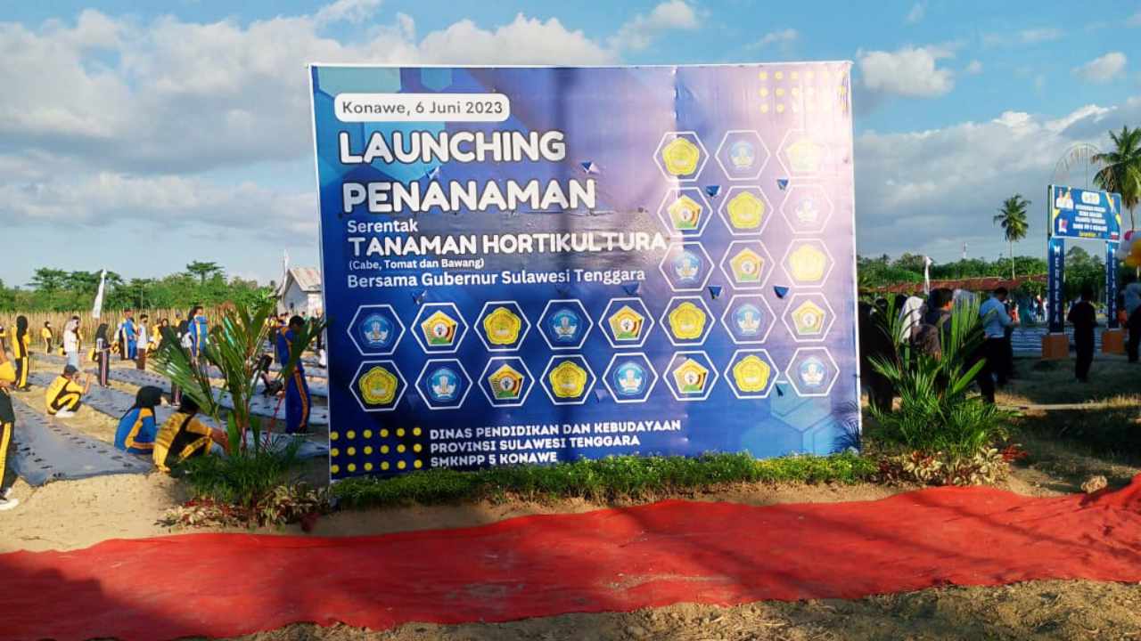 Sulawesi Tenggara Pecahkan Rekor Muri Penanaman Tanaman Hortikultura Terbanyak Secara Serentak