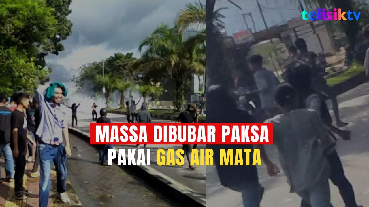 Video: Massa Dibubar Paksa Pakai Gas Air Mata