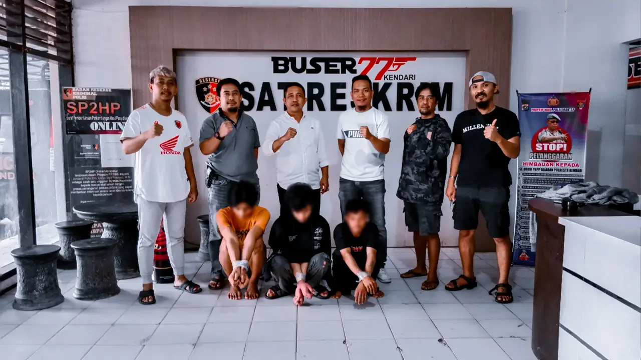 3 Pelaku Penikaman Remaja di Hotel Kota Kendari Ditangkap, Satu Masih Buron