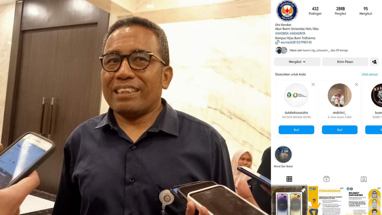 Akun Resmi Instagram UHO Kendari Diretas, Hacker Posting Penjualan Handphone 