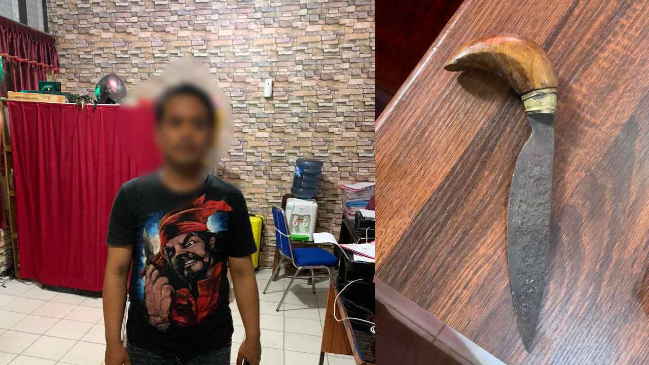 Bonceng Istri Orang, Pria di Kota Kendari Kena Tikam Pakai Badik