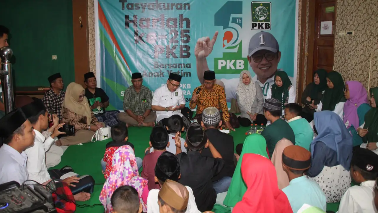 PKB Sultra Gelar Tasyakuran Harlah PKB ke-25 Bersama Anak Yatim