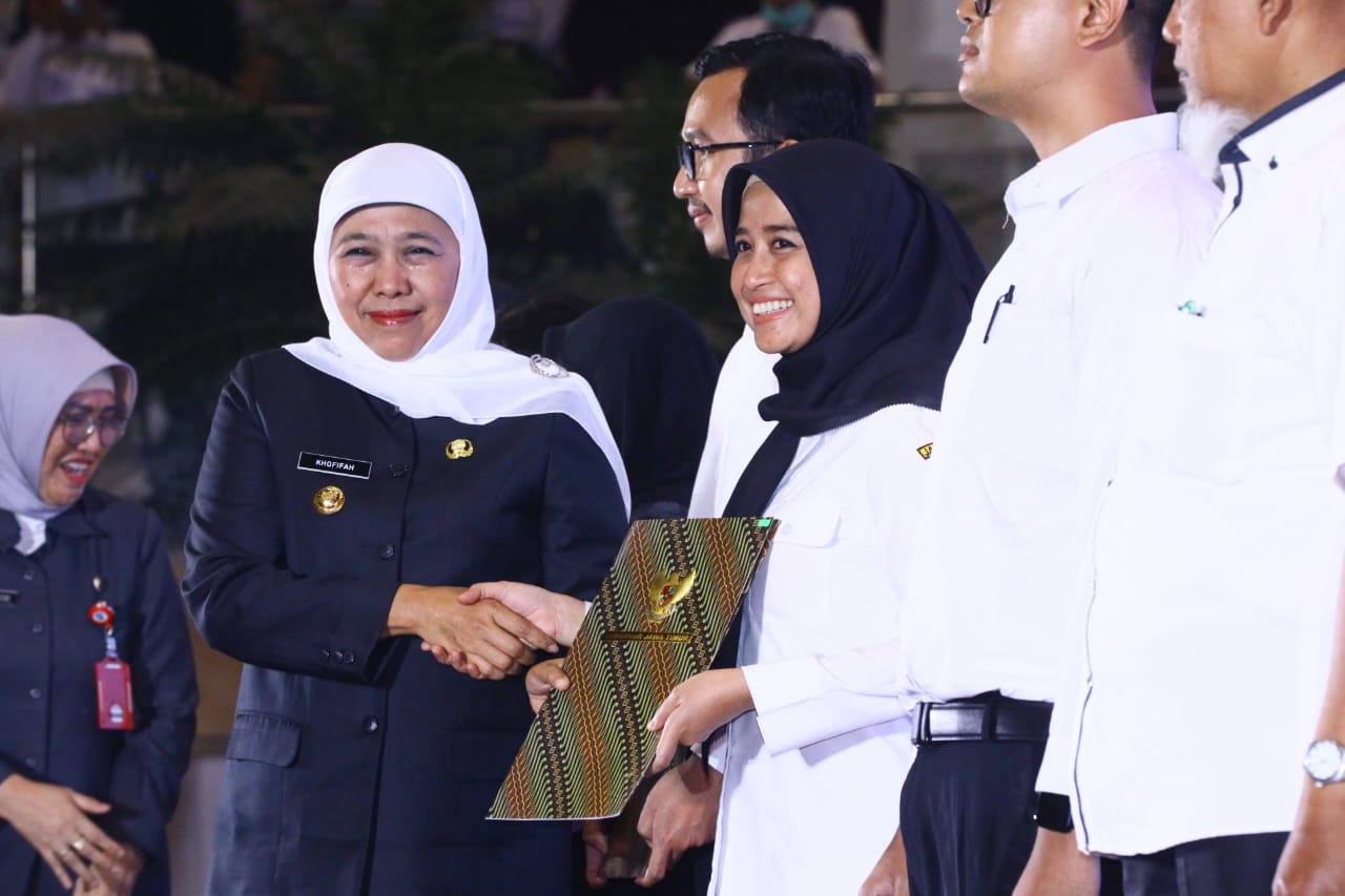 3.525 Honorer di Jawa Timur Terima SK Pengangkatan PPPK