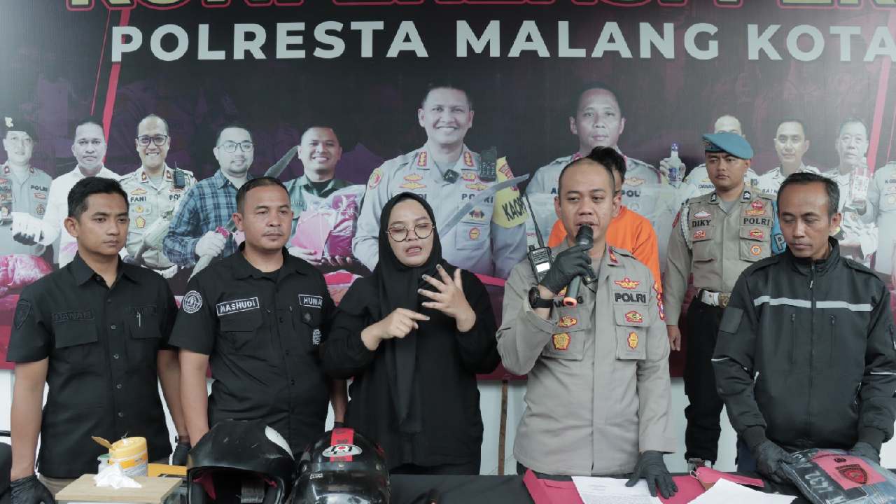 Beraksi di 20 Tempat, Dua Pelaku Curanmor di Malang Raya Melawan Saat Ditangkap