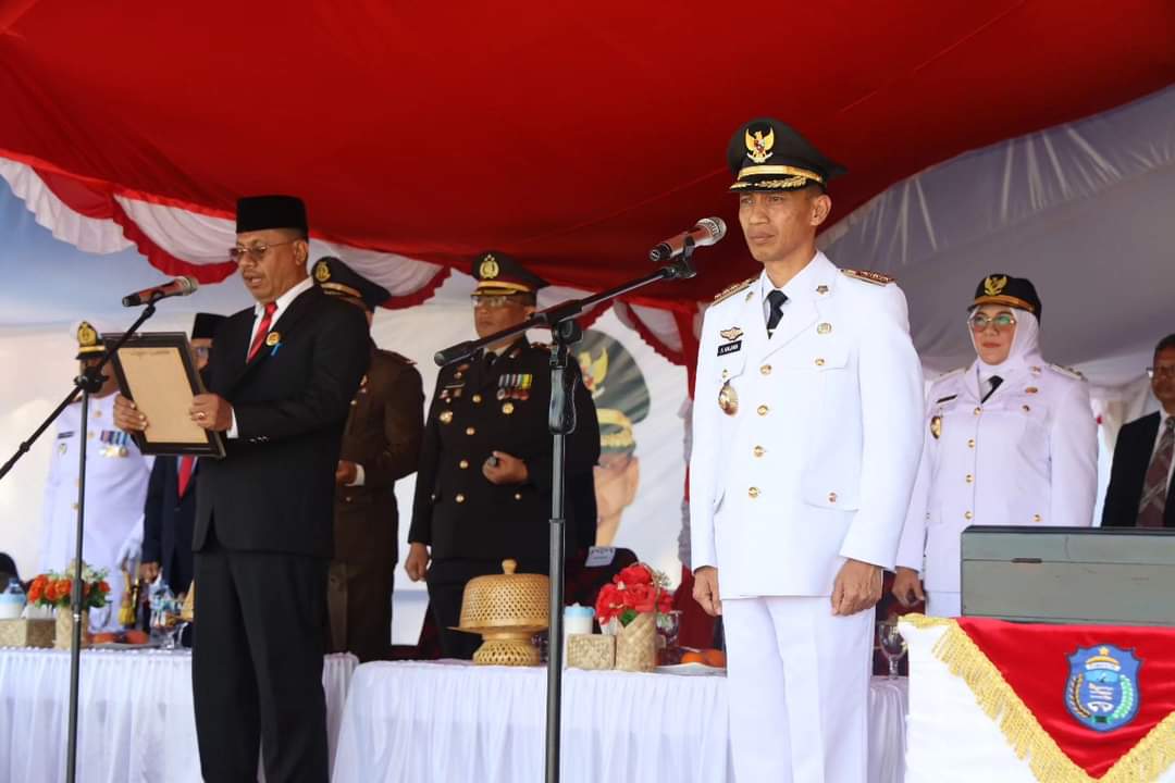 Bupati Wakatobi Hampir Pingsan jadi Inspektur Upacara HUT ke-78 RI