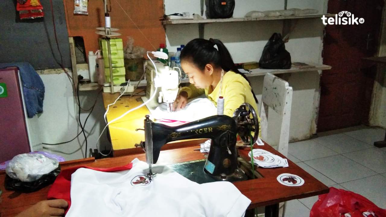 Jelang HUT ke-78 RI Jasa Jahit Banjir Orderan