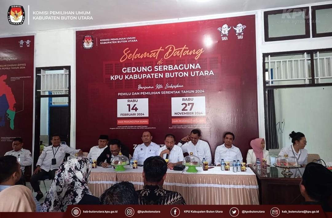KPU Buton Utara Umumkan DCS, Masyarakat Diminta Beri Masukan Caleg Bermasalah