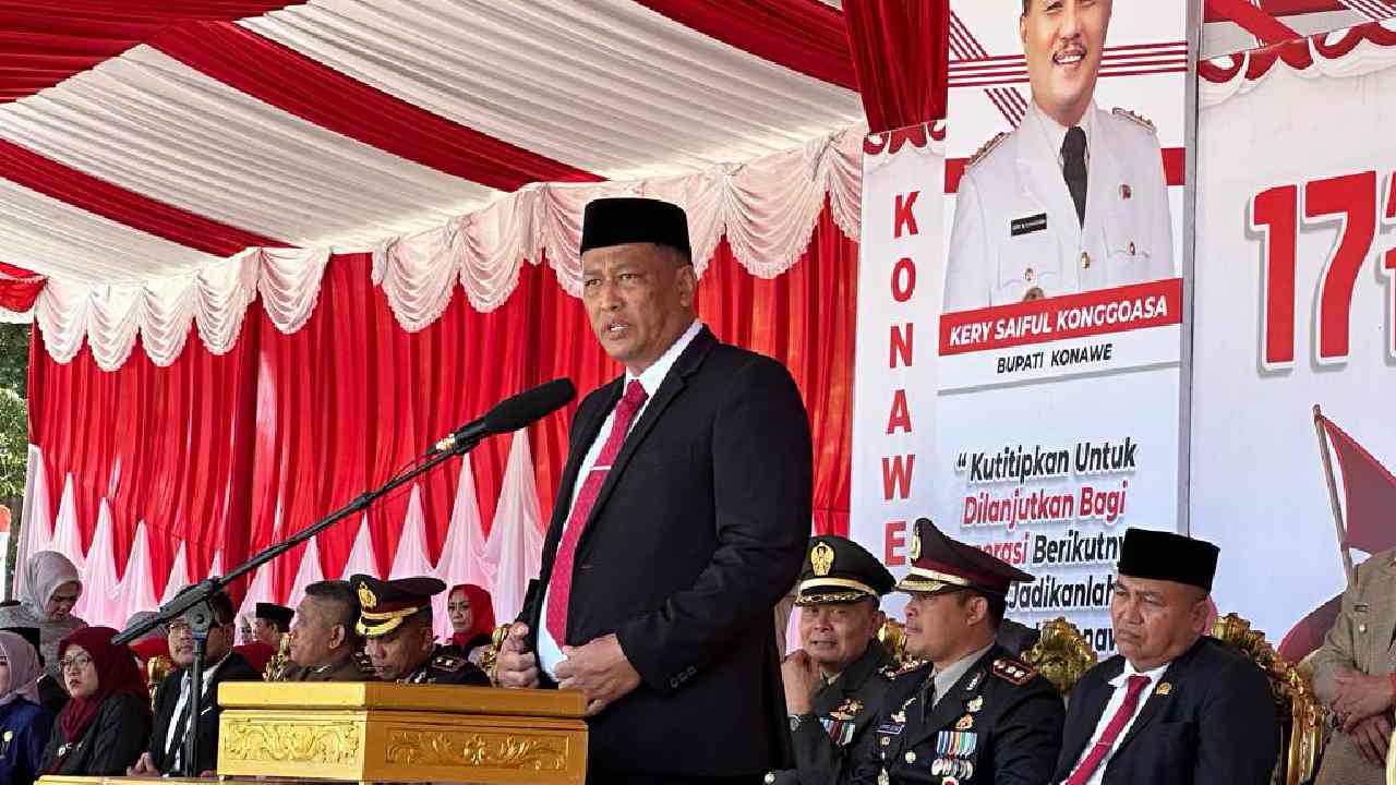 Peringati HUT ke-78 RI, Sekda Konawe: Refleksi Perjuangan para Pahlawan
