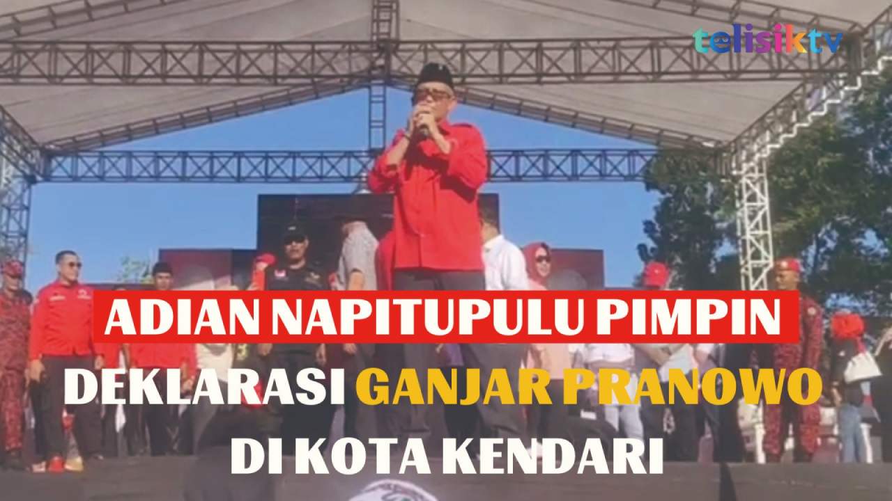 Video: Adian Napitupulu Pimpin Deklarasi Ganjar Pranowo di Kota Kendari
