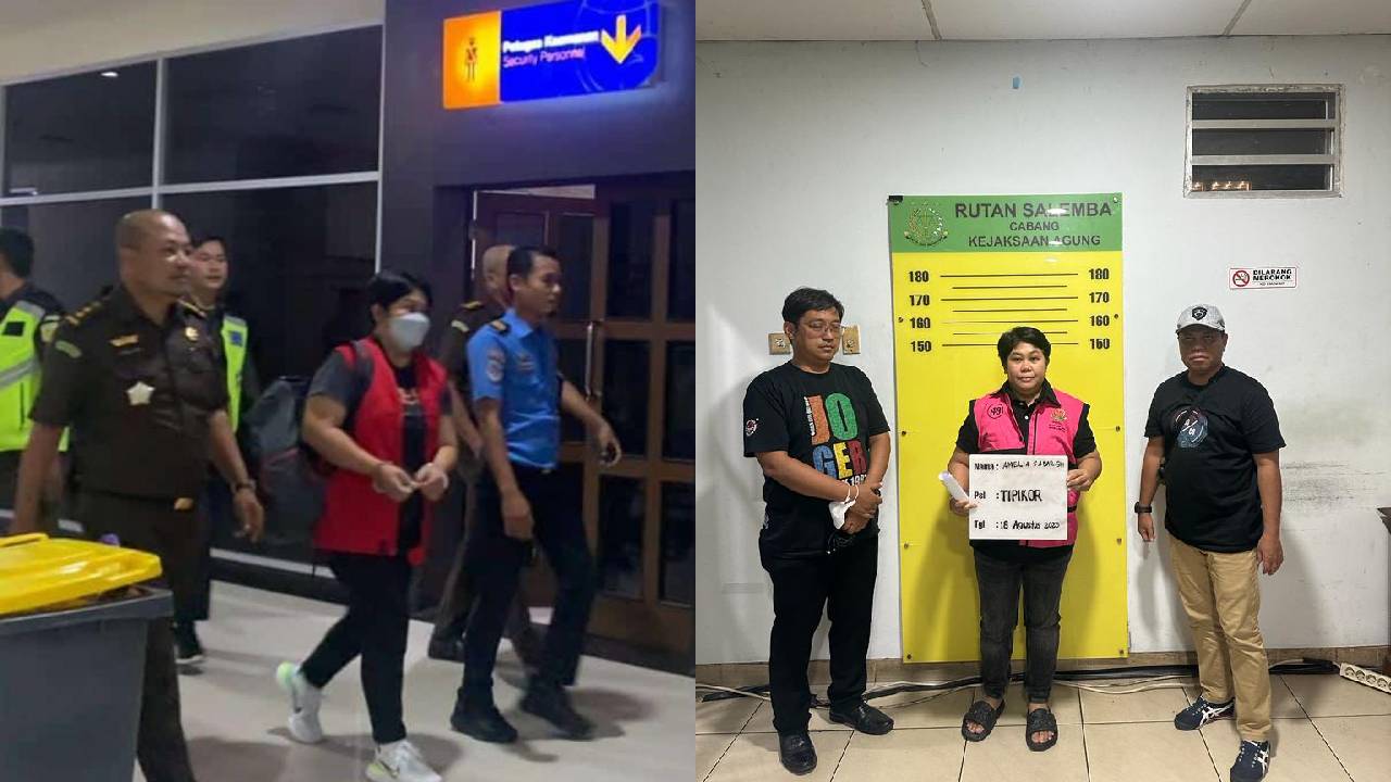 Wanita Makelar Kasus Tambang Tiba di Kota Kendari Langsung Ditahan