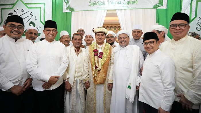 Anies-Cak Imin Jadi Saksi Nikah Putri Habib Rizieq Shihab