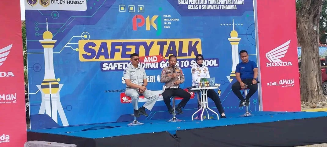 Dishub Sulawesi Tenggara Gencar Sosialisasi Cegah Laka Lantas