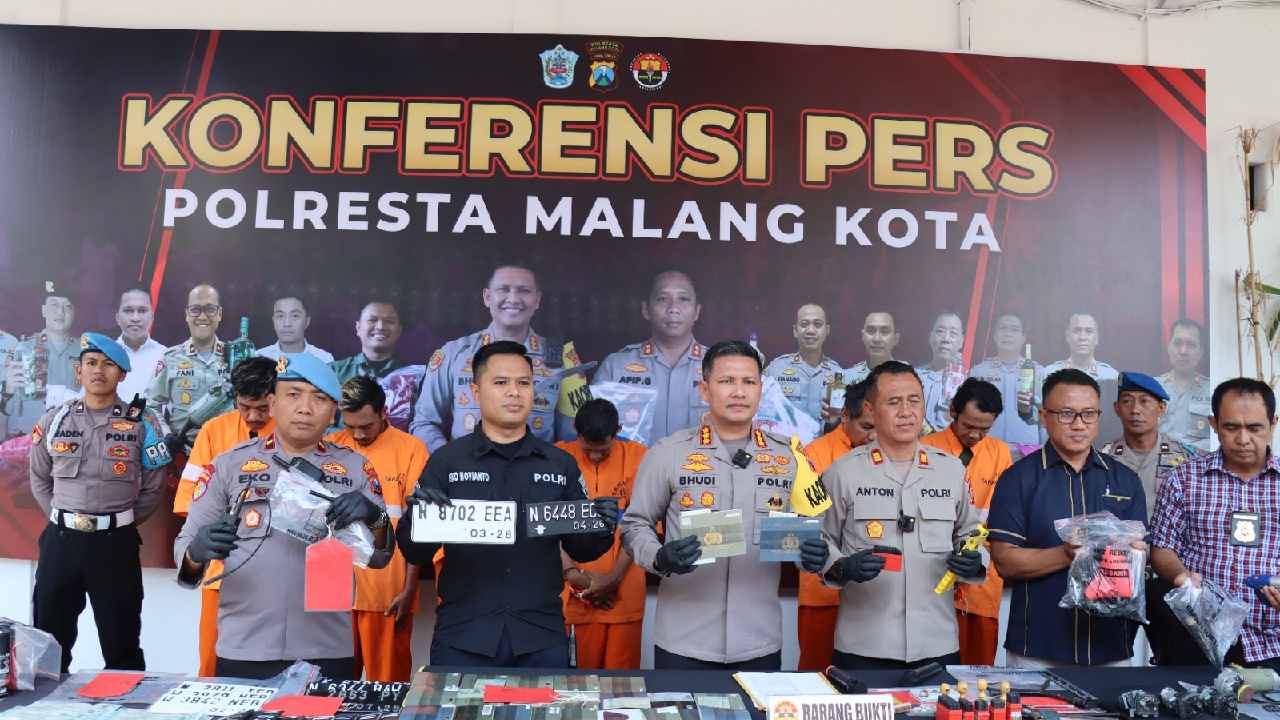 Dua Residvis Curanmor Resahkan Warga Kota Malang Ditangkap