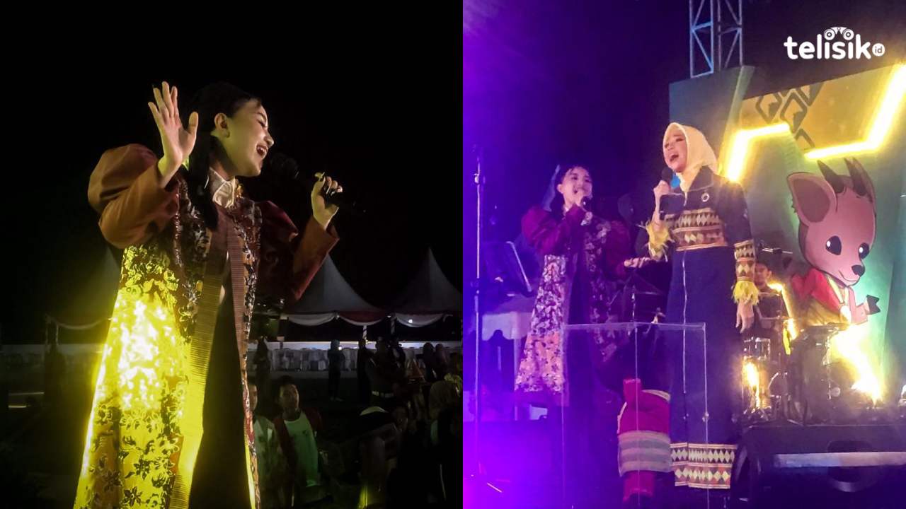 Duet Maut Waode Heni dan Eny Retno Yaqut di Pembukaan Kompetisi Sains Madrasah