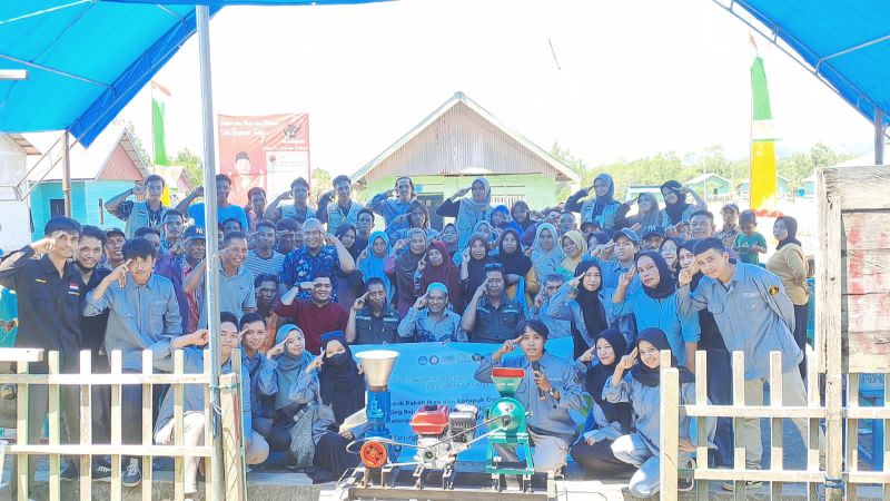 Mahasiswa Penalaran UHO Ubah Limbah Cangkang Rajungan Bernilai Ekonomis