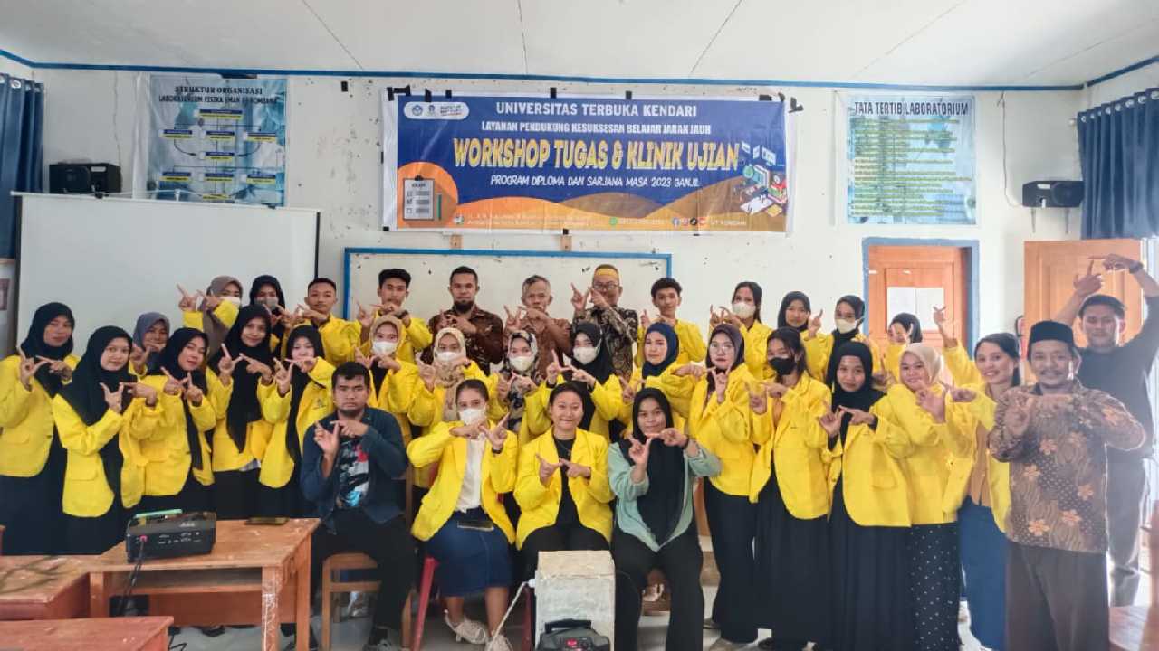 Workshop Tugas dan Klinik Ujian UT Kendari Tahap II: Siap Hadapi Tantangan Akademik