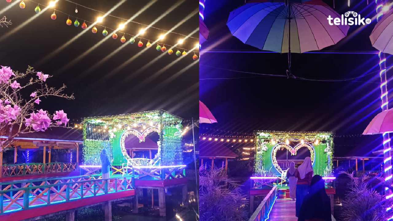 Ajeng Mart, Tongkrongan Instagramable Bernuansa Taman Bunga dan Pemancingan di Konawe Selatan