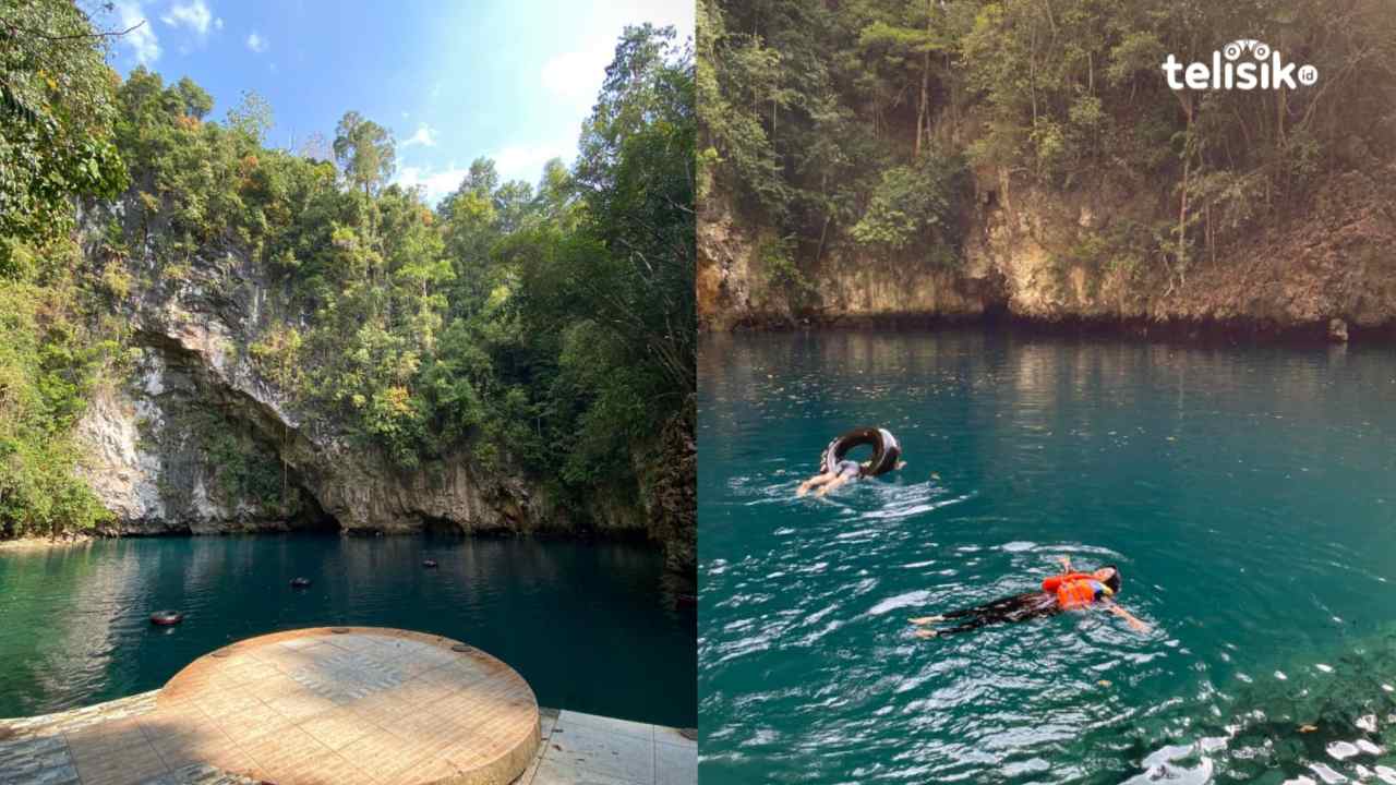 Danau Biru Surga Tersembunyi di Kolaka Utara, Tak Kalah Indah dari Green Canyon