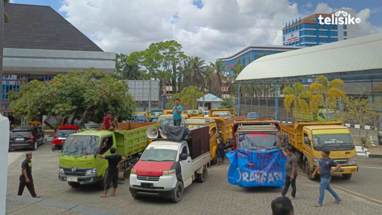 Dapat Ancaman saat Beroperasi, Sopir Truk PT Asmindo Minta Keadilan ke DPRD Sulawesi Tenggara