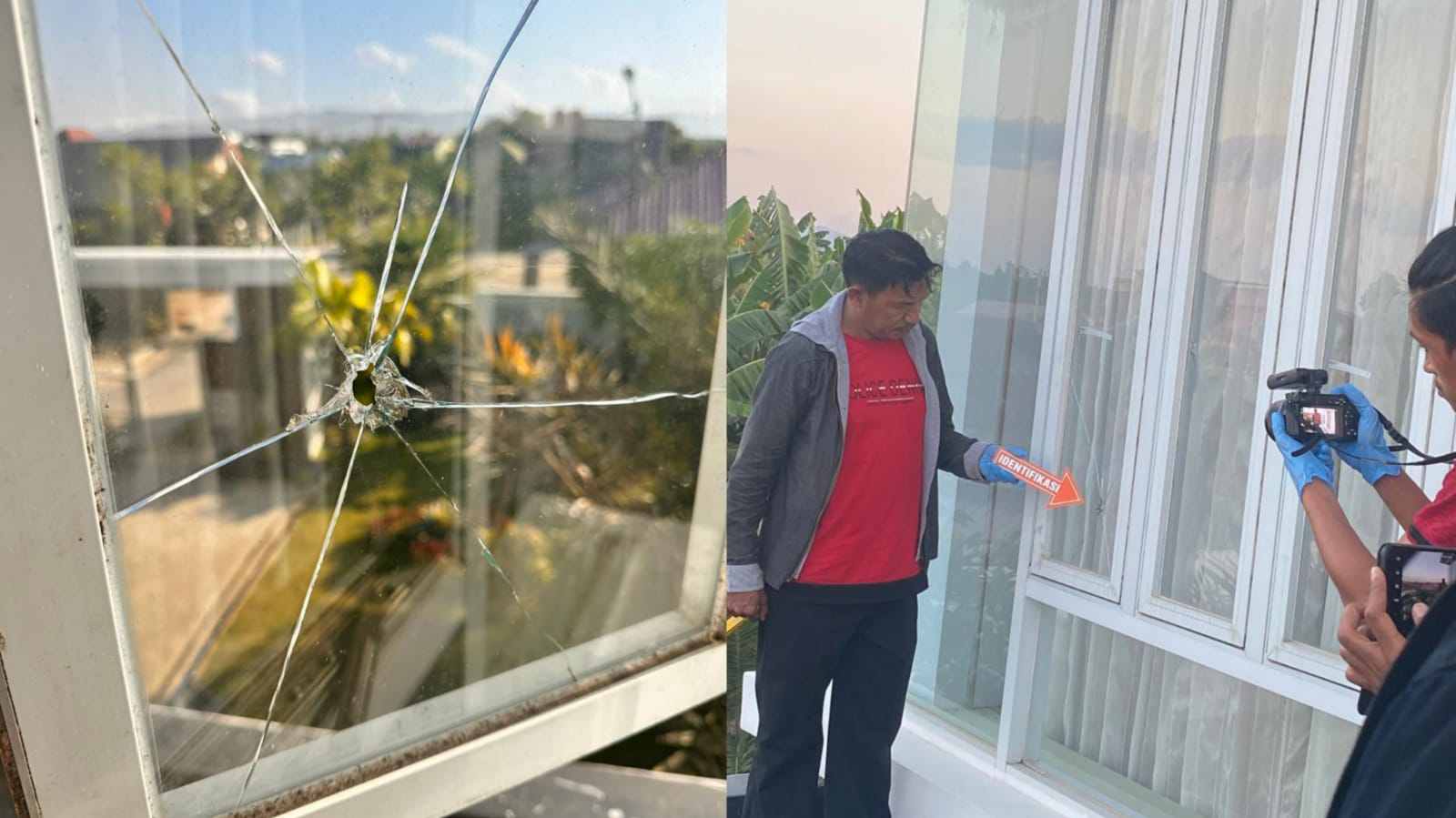 Jendela Rumah Politisi PDIP Sulawesi Tenggara Diduga Ditembak Senjata Api