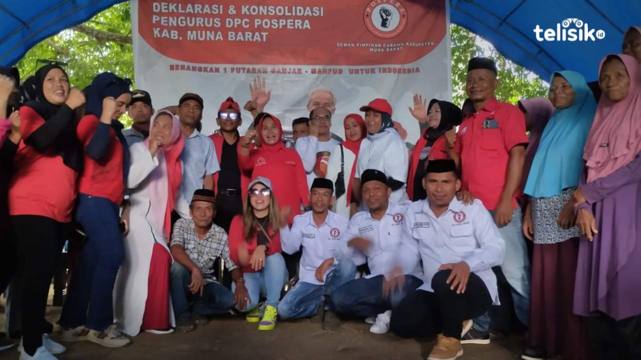 Pospera Muna Barat Deklarasi Menangkan Ganjar-Mahfud di Pilpres 2024