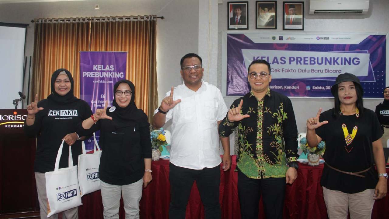 Puluhan Komunitas di Kendari Berantas Hoaks Jelang Pemilu